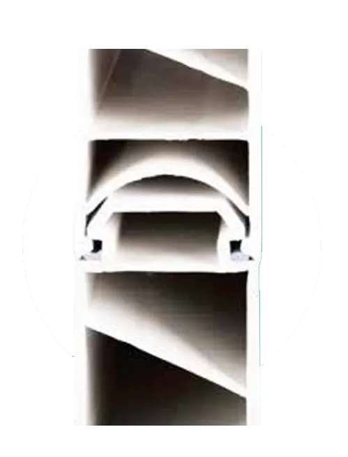 Panel de pvc con sistema de clic único con sellado EPDM de doble cara