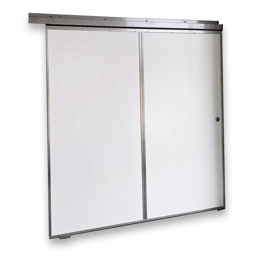 porte coulissante en acier inoxydable