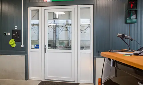 Puertas pvc acristaladas