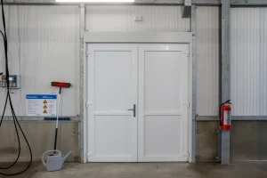 Nouveax fenetres et portes en PVC pour Truckwash Gieten, Pays-Bas